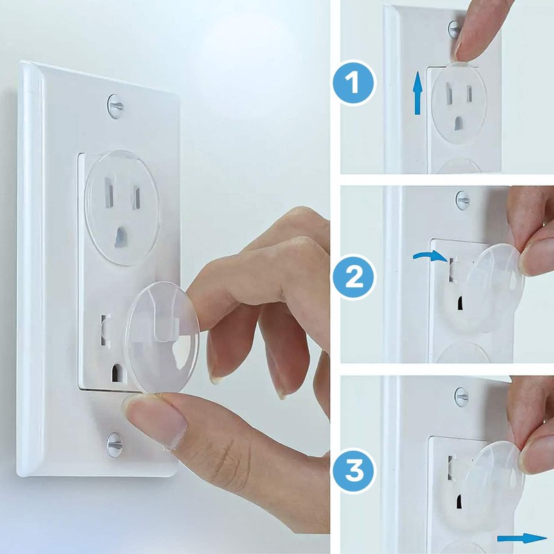 BABY PROOF ME 24 Pack Outlet Covers Baby Proofing, Provide