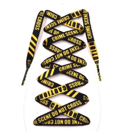 Teeoff Flat Printed Shoelaces,Shoe Laces for Sneakers, Designer Fun Shoestring, Yellow Line, 63“