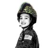 RASKULLZ Child/Kids Helmet (5+ YEARS) - T-Rex Bonez Mohawk -