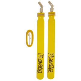 Flag-a-Tag Sonic Boom Flag Belts, Gold, 52-inch (One Dozen)