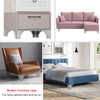 SUMNACON 4Pcs 10cm Metal Sofa Legs Wardrobe Leg Furniture Leg,