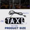 YSY Juren 1pcs Taxi Sign Light USB On/Off Button, Bright
