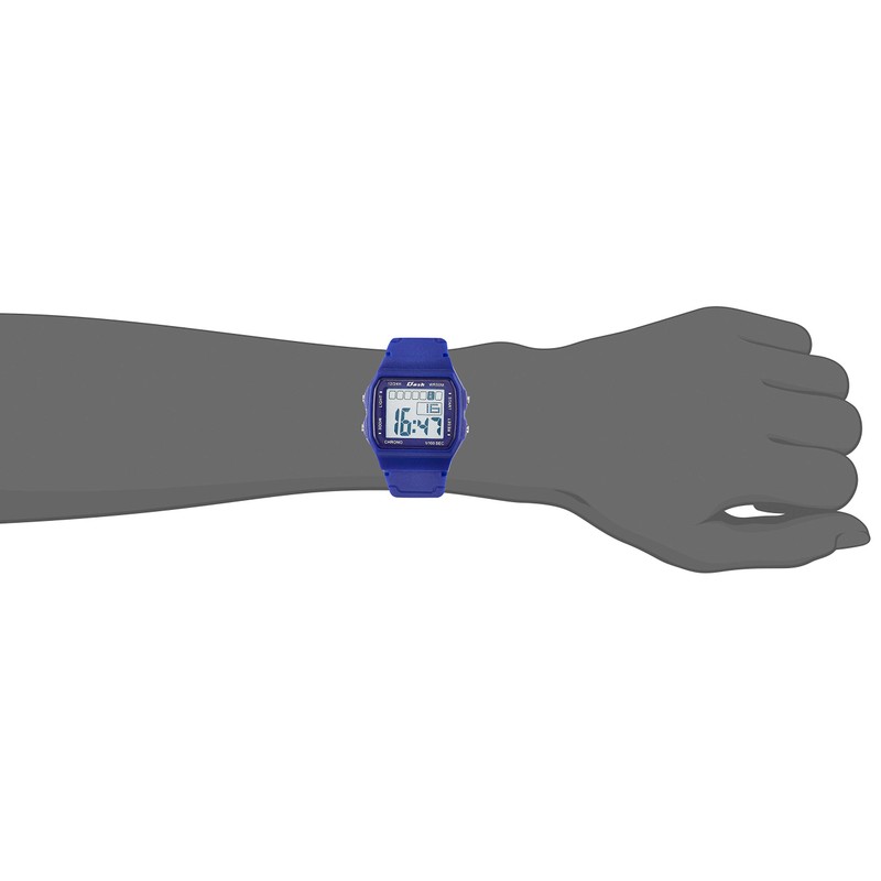 Arias ADWW18087-03 Kids Watch, Waterproof, Multi-functional, Backlight, Urethane Strap, Blue,