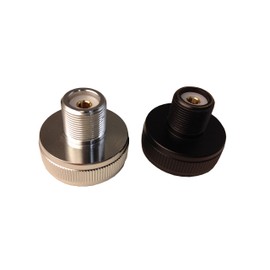 Anteenna TW-NMO to UHF Female (SO-239) Mobile Antenna Adaptor (2 Packs) One is White Adaptor Connector and Another one is Black Color Adaptor Connector Uses Metric Thread Specifications