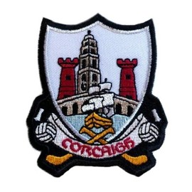 County Cork Crest Patch (3 Inch) Embroidered Iron-on or Sew-on Badge GAA Gaelic Football Hurling Emblem Ireland Souvenir Irish DIY Gift Patches