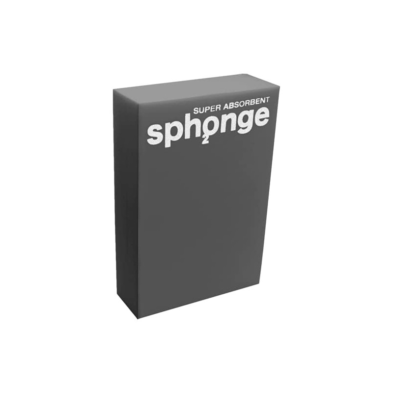 Super Absorbent Sponge by SPh2ONGE (Grey) | Multi-Purpose | Designed