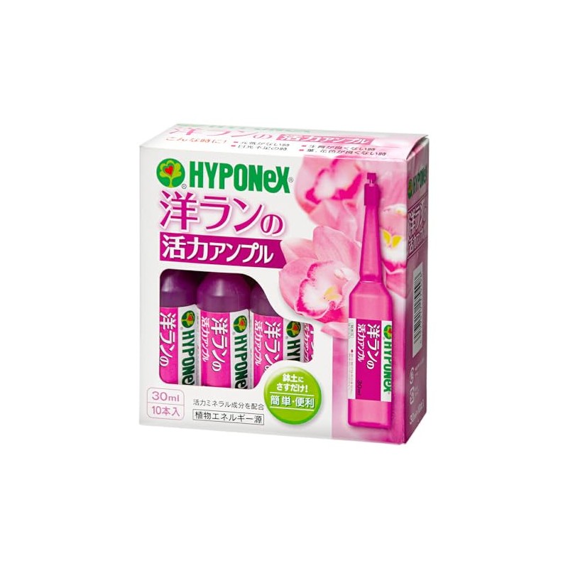 Hyponex Japan Orchid Vitality Ampoule 30ml x 10pcs, Colorless