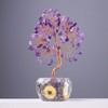 (Amethyst) Feng Shui-Crystal Tree-Money Tree-Home Decor-Office Decor-Quartz-Seven Chakra-Healing Gemstone-Birthday Gift