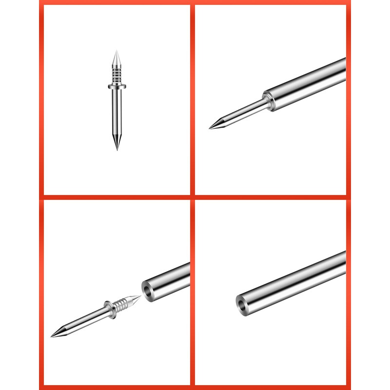 Double-Head Skirting Thread Seamless Nail, Skirting Line without Marks Nail,