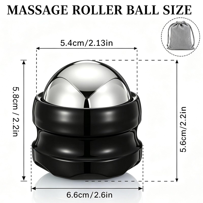Massage Ice Roller Ball, Roller for Muscles Deep Tissue Cold