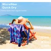 2 Pack Microfiber Oversized Lightweight Beach Towel 71"x32" Extra Thin