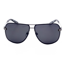 Matrix Polarized Sunglasses for Men Drivers Square Pilot Design Fishing Sport Light Grey Lenses No Glare Silver Metal frame