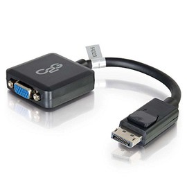C2G 20cm DisplayPort Male to VGA Female Adapter Converter - Black