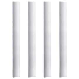 PH PandaHall Aluminium Flat Steel 6 mm Thick Square Aluminium Bar 2.5 cm Wide 6061 Aluminium Bar Stick 25 cm Long Flat Aluminium Plate Made of Aluminium Supply for Crafting Welding, 4 Pieces