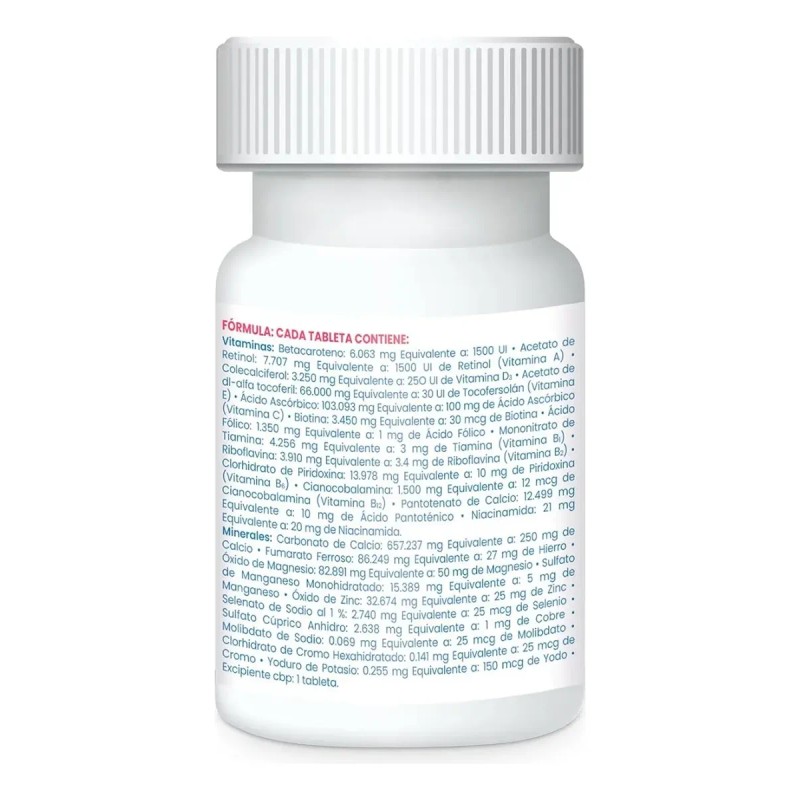 Tabletas Materna Vitaminas Minerales