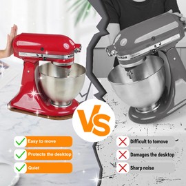 Wooden Mixer Slider Compatible with KitchenAid 4.5&5 Quart Tilt-Head Stand Mixer