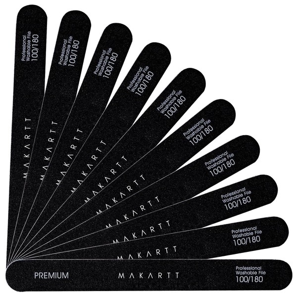 Makartt Makartt Nail File 100 180 Grit Emery Boards for