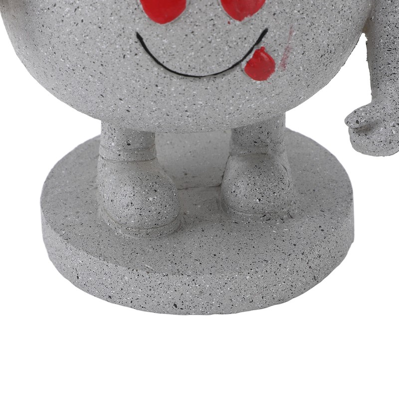 Succulent Pot Adorable Smiling Figure Standing Thumb Up Resin Flower