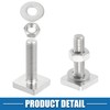X AUTOHAUX Car Roof Rack T Shaped Slot Bolt M8
