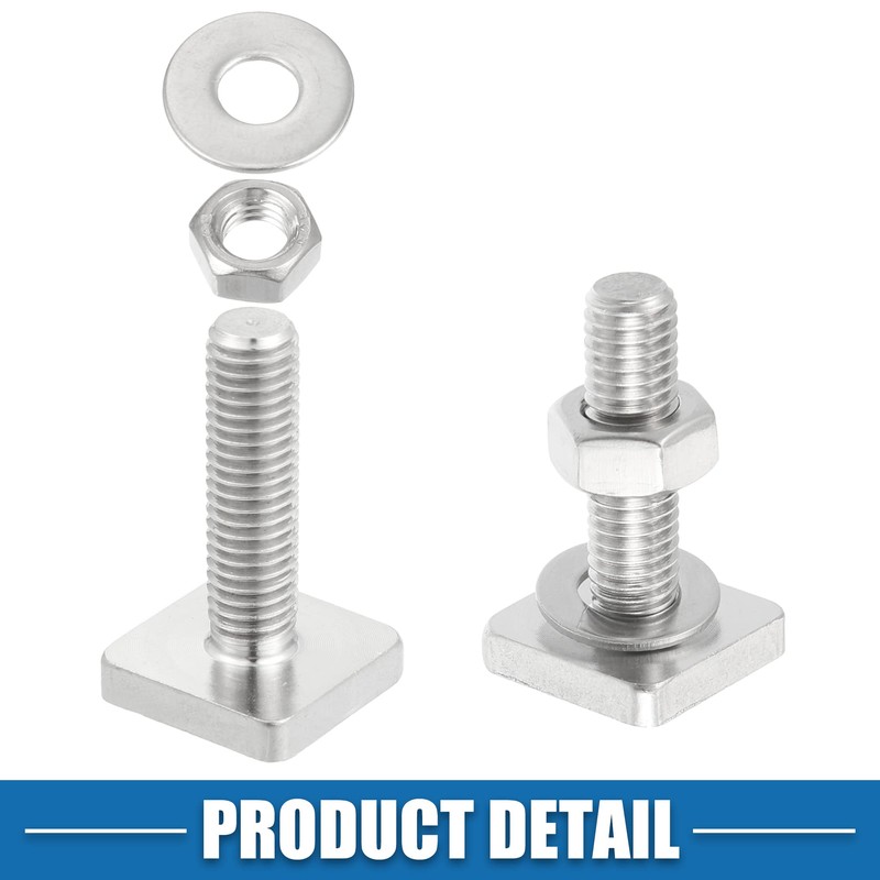 X AUTOHAUX Car Roof Rack T Shaped Slot Bolt M8