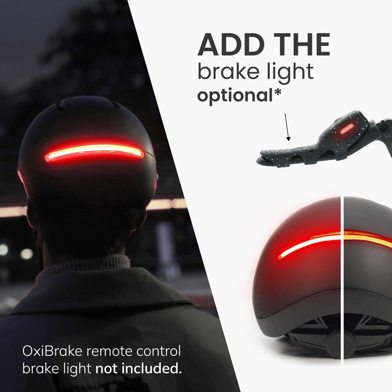 Overade Life Helmet for Bikes and e-Scooters, with Powerful Front/Rear