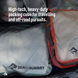 Sea to Summit Hydraulic Packing Cube, Dust and Water-Resistant Travel Organizer, LG / 7 Liter, Laurel Green