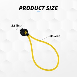 Tioollev Cowboy Hat Mounts for Your Vehicle, Hat Mounts with Suction Cup, Hat Holder Rack to Keeps Your Hat Securely On The Dash, Auto Interior Accessories for Trucks, SUVs, Cars (Yellow)