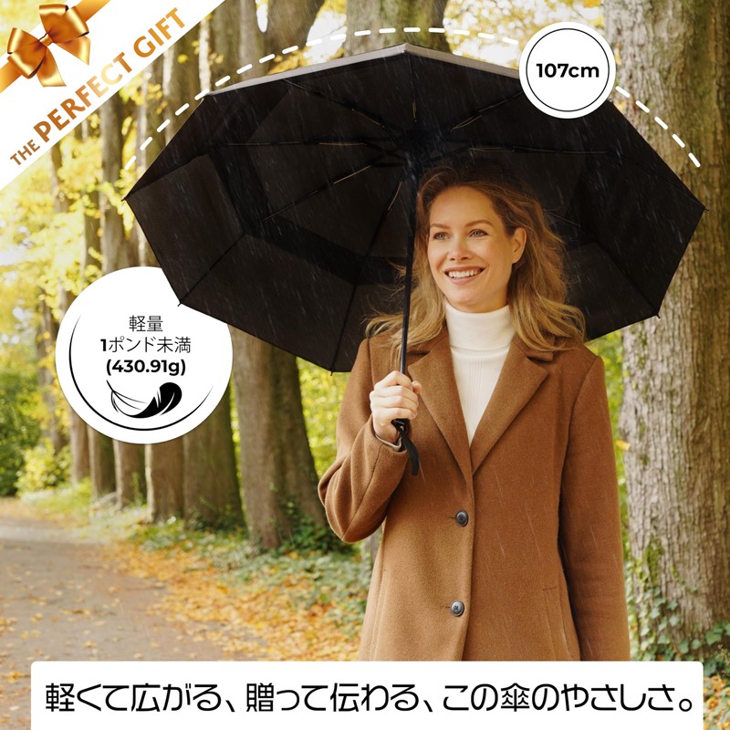 Tumella Umbrella Withstands 112 km/h Windstorms & Protects Against UV