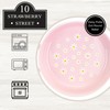 10 Strawberry Street Daisy Polka Dot Round Baker, Pink