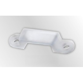 DEMASLED Pack LED Strip Light Mounting Brackets LED Strip Light Clips LED Light Strip Holder (Ideal for IP67/68 Waterproof Strip Lights) (50, 8mm)