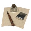 SCHOONER BAY 10-1/2" Colonial Style Distressed, Teak Wood Writing Box