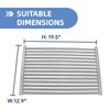 NEURARC 19.5 Inch Stainless Steel Grill grates Replacement Parts for