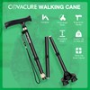 COVACURE Walking Cane for Women Men - Folding Cane with
