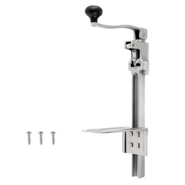 IRONWALLS Commercial Can Opener for Restaurant, 19”/48cm Heavy Duty Table Mount Manual Can Opener for Cans Up to 13” Tall, Metal Professional Can Opener with Plated Steel Base for Hotel, Food Store