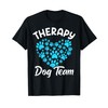 Therapy Dog Team Apparel For Animal Assisted Therapy T-Shirt