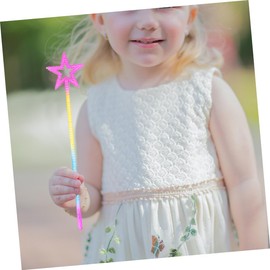 KONTONTY 5pcs Star Fairy Wands for Stage Performances and Birthday Parties Safe and Props for Dressing Up Fairy Sticks for Creative Play