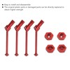 Front Rear Drive Shaft Aluminum Alloy Driveshaft CVD for Traxxas