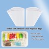 Popsicle Bags Sealable, Ice Cream Bags For Ice Pops, Self-adhesive
