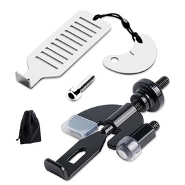 Zssxysm 2 Pack Portable Door Lock, Stainless Steel Travel Lock Security Lock Door Lock with Storage Bag for Women Travel Hotel School Home Apartment College