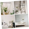 BIUDECO Handmade Wall Hanging Shelf Multi Tier Plant Pot Rack