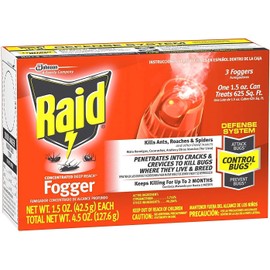Raid Deep Reach Fogger 4.5 Ounce (Pack of 3)