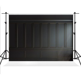 Kate 7×5ft Dark Black Photo Background Gypsum Board Decoration Background Wall Indoor Photography Studio Props for Photo Videos