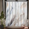 Ulticool Shower Curtain - Marble Waves Brown Sepia - 180