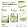 Kitchen Sink Caddy Organizer for Storage – Plastic Dish Soap