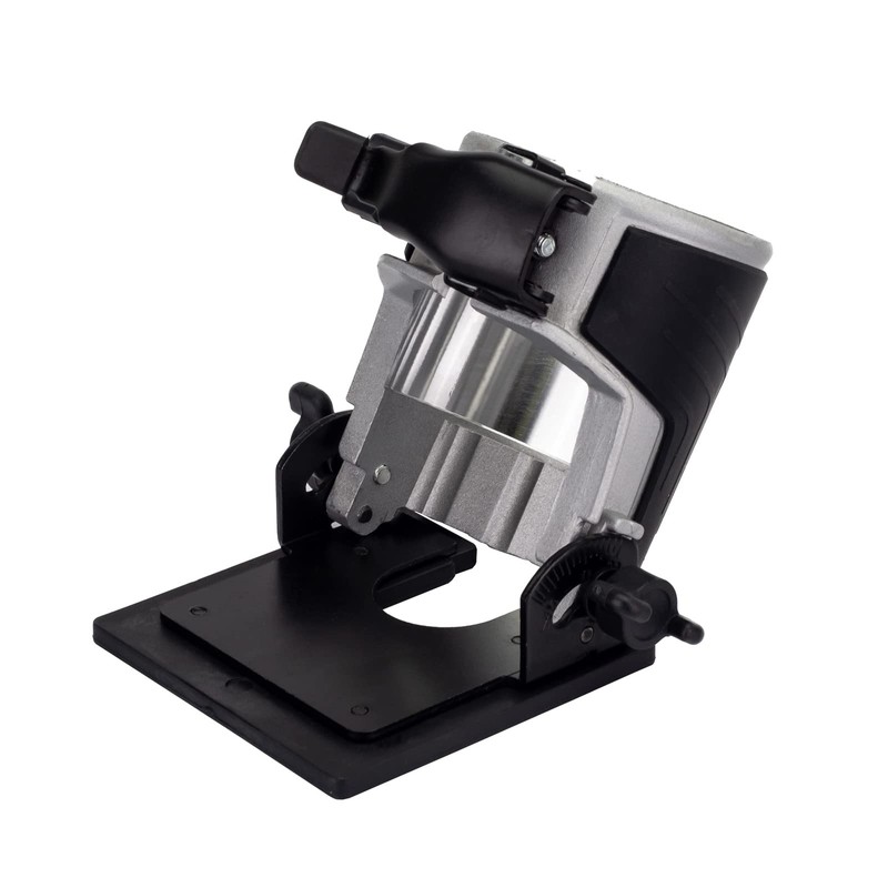 JCB Inclined Router Base for Use with 18v Router, Aluminium