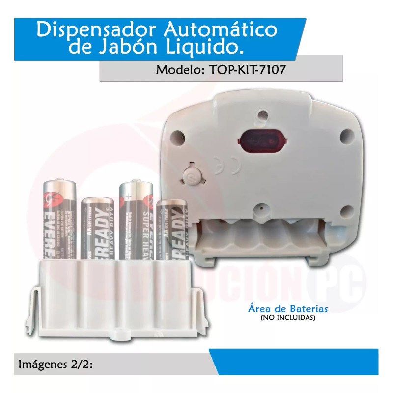 Seguridad Total Despachador De Jabon Liquido Para Manos Automatico V2