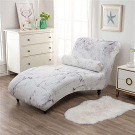 MaiYu-MY Luxury Chaise Chair Cover Slipcover for Living Room Indoor Furniture - Ultra Soft, Machine Washable (Color 3)