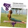 Kisangel 2pcs Yoga Mat Straps Yoga Bolsters Yoga Strap Equipment