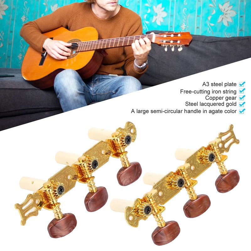 Classical Guitar Tuning Pegs,Machine Heads Knobs Tuning Keys for Guitar