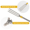 Cyfie Telescopic Fish Gaff Saltwater, 9.4 Ft Stainless Fishing Hunting